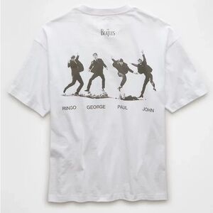 AE x The Beatles Vintage style Graphic T-Shirt Size Small